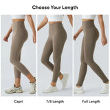 High Waisted Tummy Control Leggings with Side Pockets – 4-Way Stretch.
