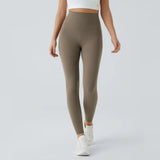 High Waisted Tummy Control Leggings with Side Pockets – 4-Way Stretch.