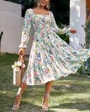 Shesways® Vintage-Inspired Belted Maxi Dress