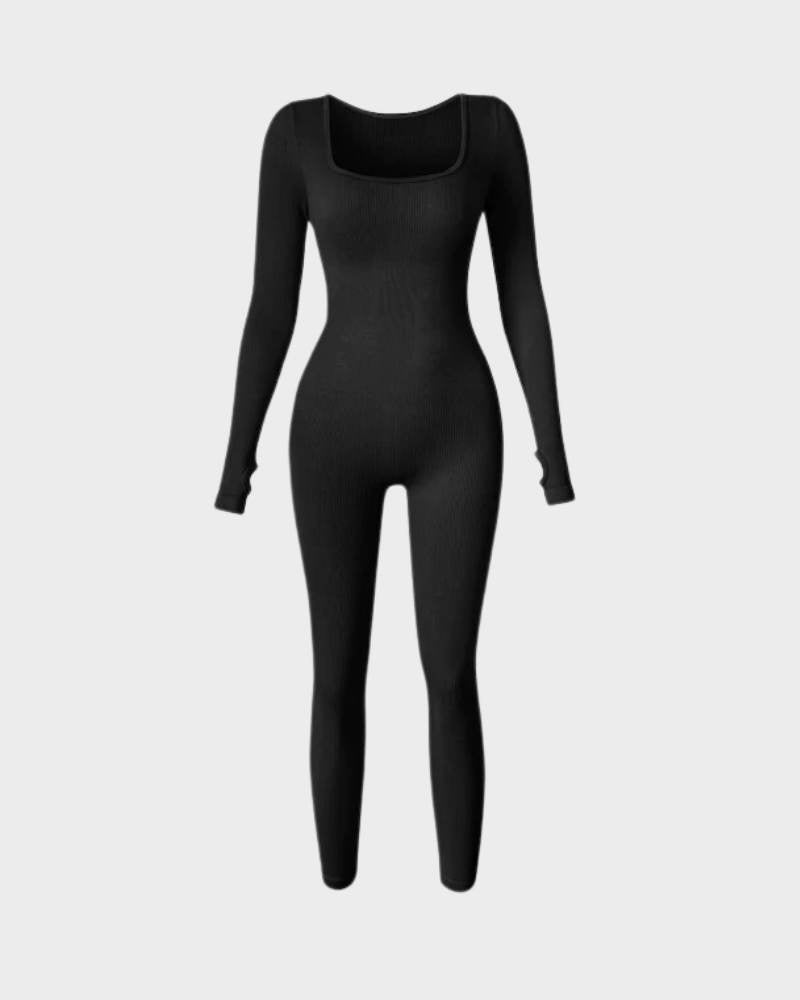 ShesWays® Long Sleeve Full Body Shaper Bodysuit