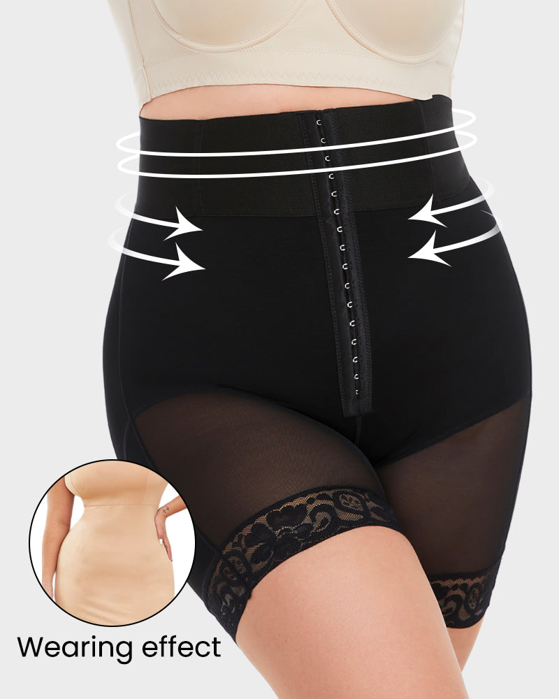 ShesWays® Boned Sculpt Ultra High Waist Shorts