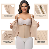 Shesways® Enhanced Shaping Corset Top — Slimming Waist Trainer & Push-Up Vest