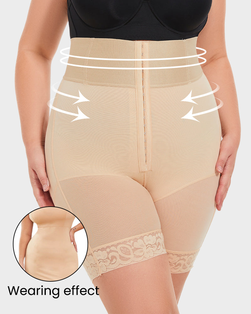 ShesWays® Boned Sculpt Ultra High Waist Shorts