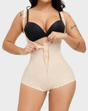 ShesWays® Lace Zipper Open Bust Shapewear