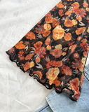 Slim Fit All-Over Print Long Sleeve Top