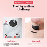 Rotating Dual-Head Eyeliner Pen – Wing Stamp, Quick-Dry, Long-Lasting & Smudge-Proof for Perfect Cat Eyes