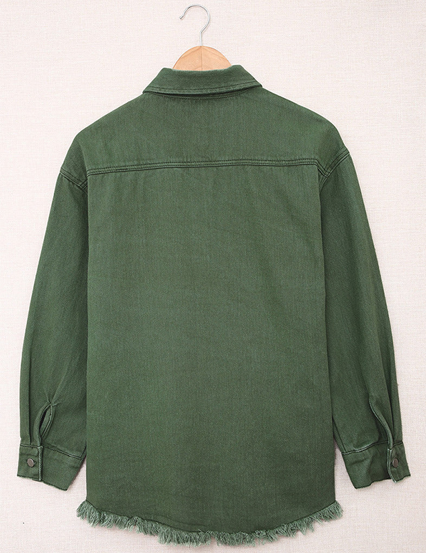 Street Edge Vintage Jean Shacket – Relaxed Oversize Fit