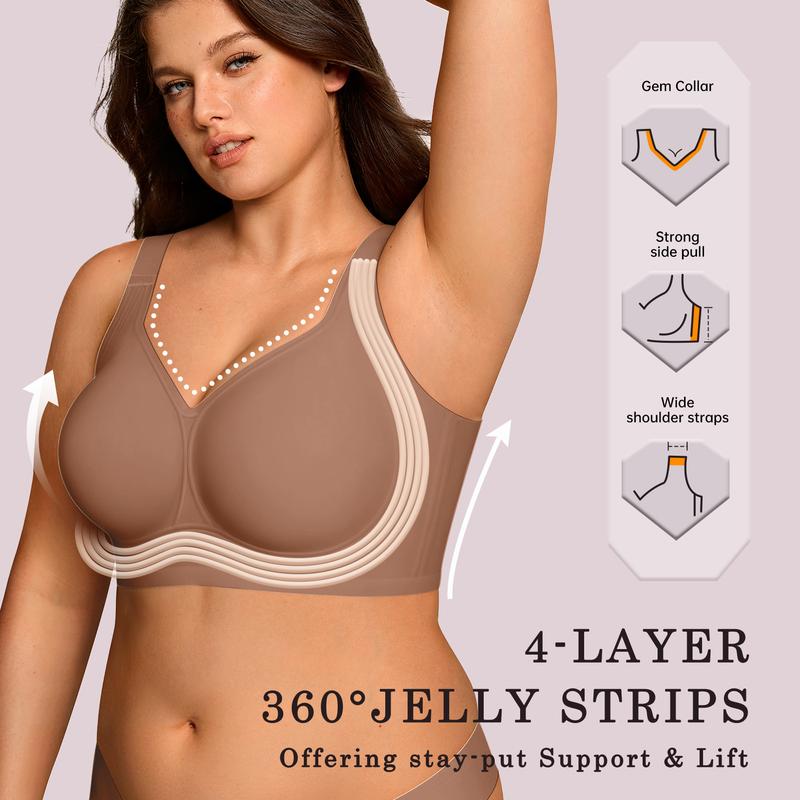 Shesways® Wirefree Full Coverage Bra