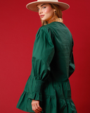 Christmas Sequin Nutcracker Shirt Dress