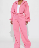 On The Go Fleece Pant Set