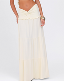 Shesways® Plunge Neck Halter Top & Ruched Skirt Set – Summer Two-Piece Outfit for Women