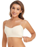 Shesways® Strapless Non-Slip Bandeau Bra – Wireless, Padded, with Removable Straps