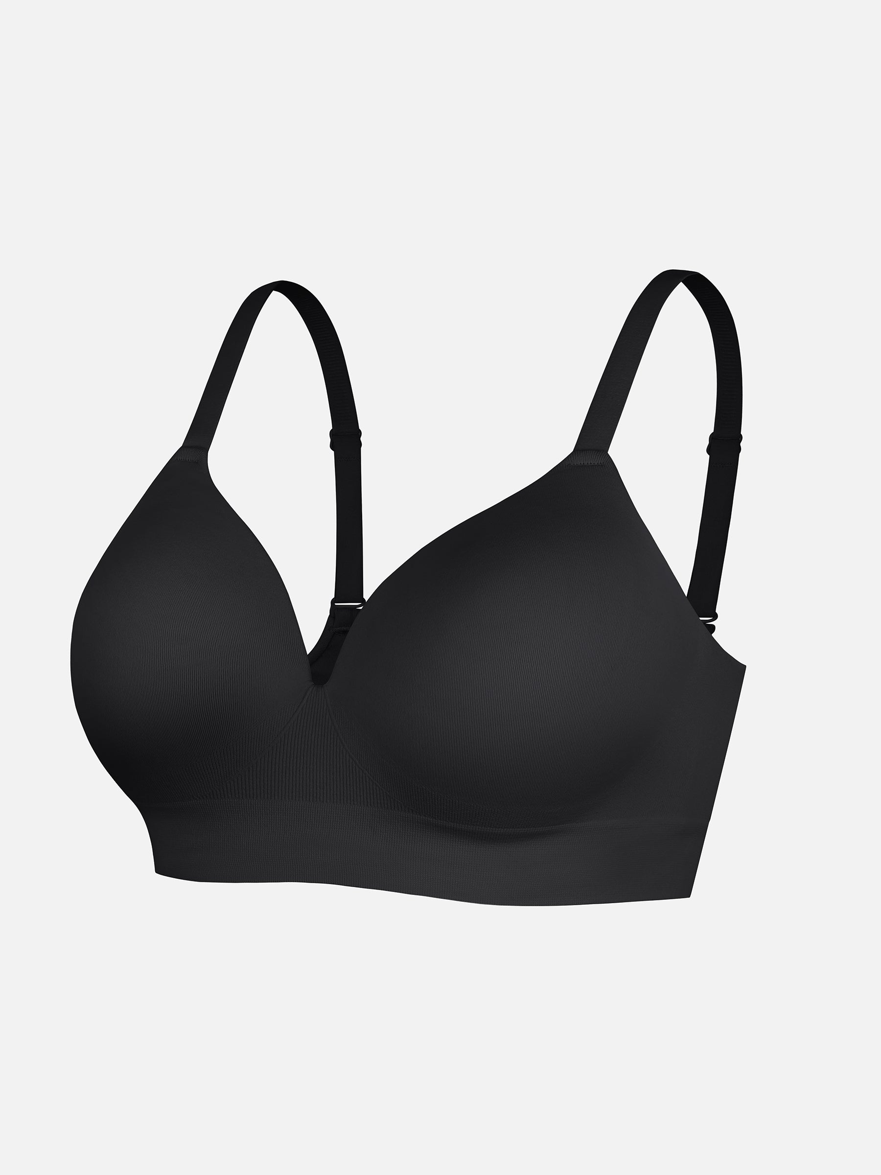 Shesways® Seamless Wireless Push Up Bra – Full Coverage Comfort