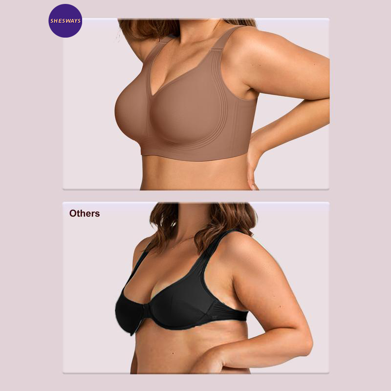 Shesways® Wirefree Full Coverage Bra