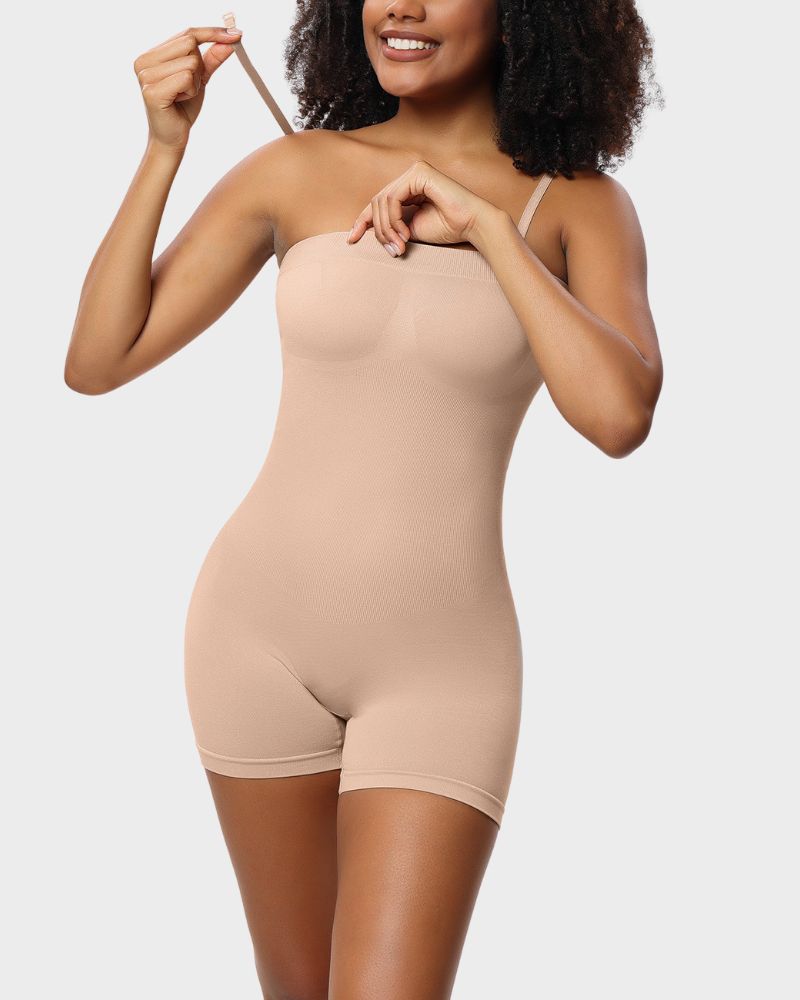 ShesWays® Strapless Slip Shapewear Bodysuit