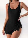 Plus Size Tummy Control Swimsuit – Slim Fit with Wide Straps