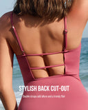 Shesways® Ruched Tummy Control Sculpting Swimsuit