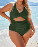 ShesWays® One Piece Swimsuits Push Up Tummy Control Bathing Suits