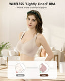 Shesways® Comfort Full Coverage Wireless Lightly Lined Bra