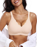 Shesways® Scalloped Wireless Push Up Bra