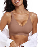 Shesways® Scalloped Wireless Push Up Bra