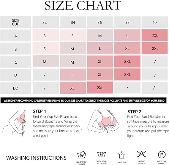 Shesways® Full Coverage Push Up No Underwire Bras