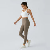 High Waisted Tummy Control Leggings with Side Pockets – 4-Way Stretch.