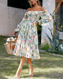 Shesways® Vintage-Inspired Belted Maxi Dress