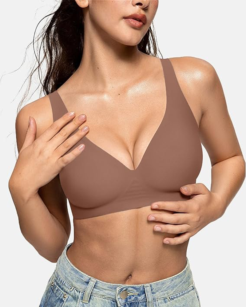 Shesways® Deep V Push Up Bras No Underwire