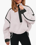 Half Zip Sherpa Fleece Pullover