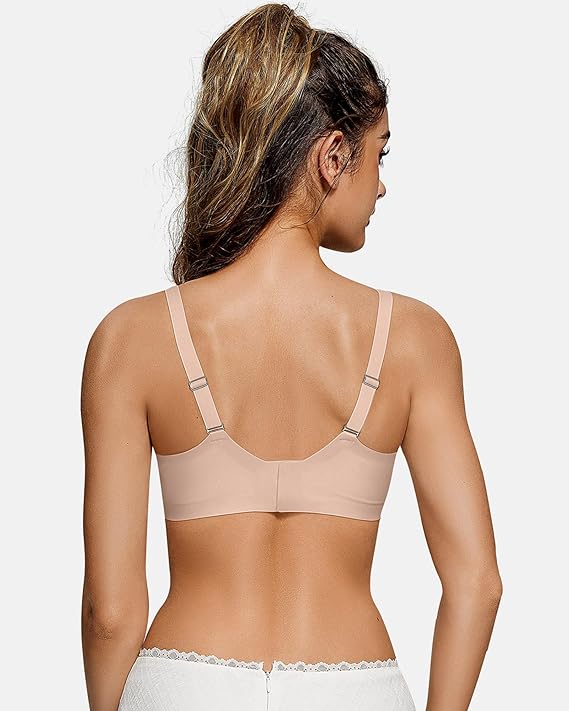Shesways® Scalloped Wireless Bras with Mesh