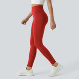 High Waisted Tummy Control Leggings with Side Pockets – 4-Way Stretch.