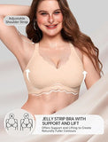 Shesways® Scalloped Seamless Full Coverage Convertible Bra