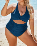 ShesWays® One Piece Swimsuits Push Up Tummy Control Bathing Suits