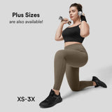High Waisted Tummy Control Leggings with Side Pockets – 4-Way Stretch.
