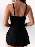 Plus Size Tummy Control Swimsuit – Slim Fit with Wide Straps