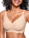 Shesways® Scalloped Seamless Full Coverage Convertible Bra