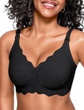 Shesways® Scalloped Seamless Full Coverage Convertible Bra