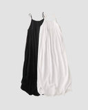 Solid Color Backless Cami Dress