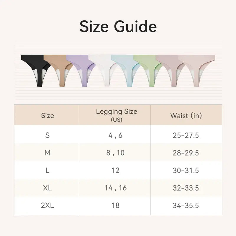 Seamless G-String Thong for Women – High Waist, Camel Toe Coverage, Lightweight & Comfortable