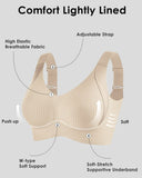 Shesways® Comfort Full Coverage Wireless Lightly Lined Bra