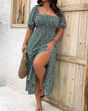 Shesways® Plus Size Floral Summer Dress