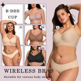 Shesways® Wirefree Full Coverage Bra