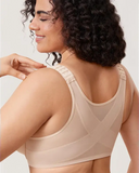 Shesways® Women's Front Closure Posture Support Underwire Seamless Bra