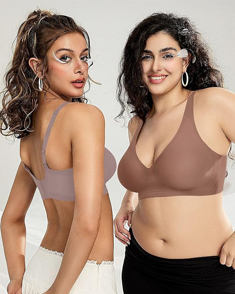Shesways® Deep V Push Up Bras No Underwire