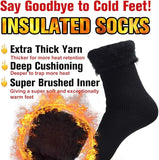 10 Pairs Women’s Fleece-Lined Winter Warm Socks