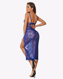 Shesways® Lace Nightdress Long Side Split Dress