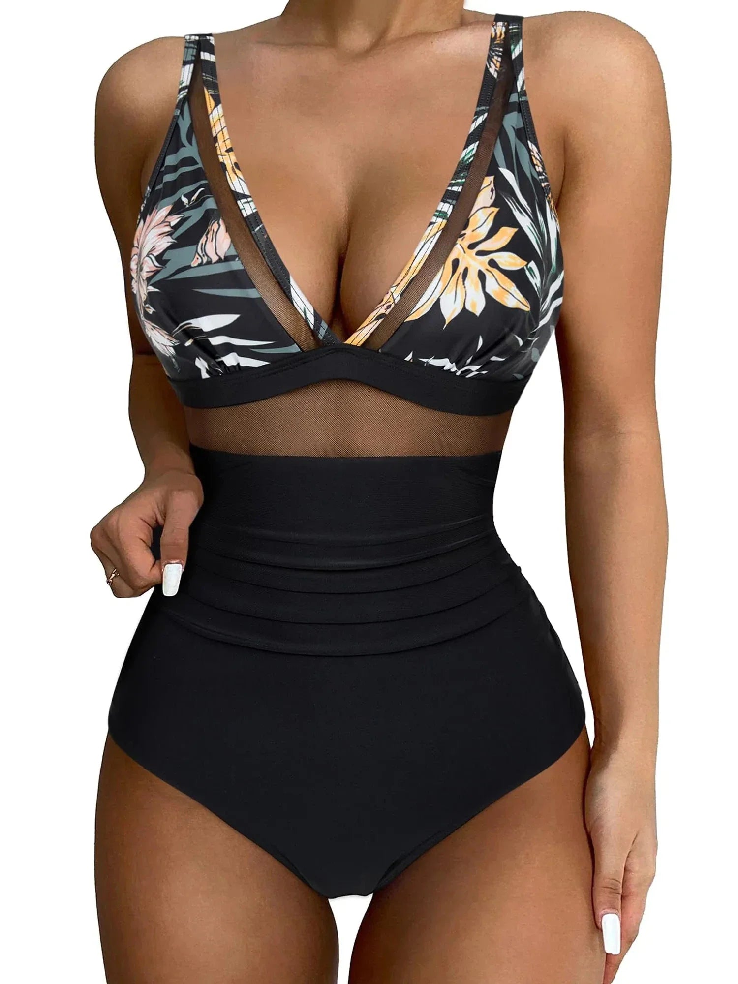 Shesways® Mesh Push Up Bathing Suit