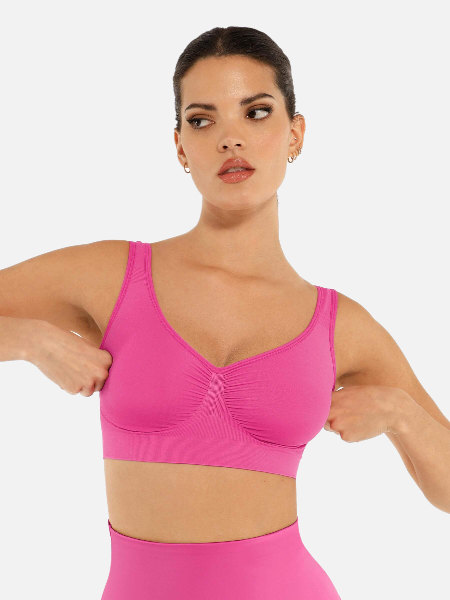 Shesways®No Underwire Wide Straps Everyday Bra