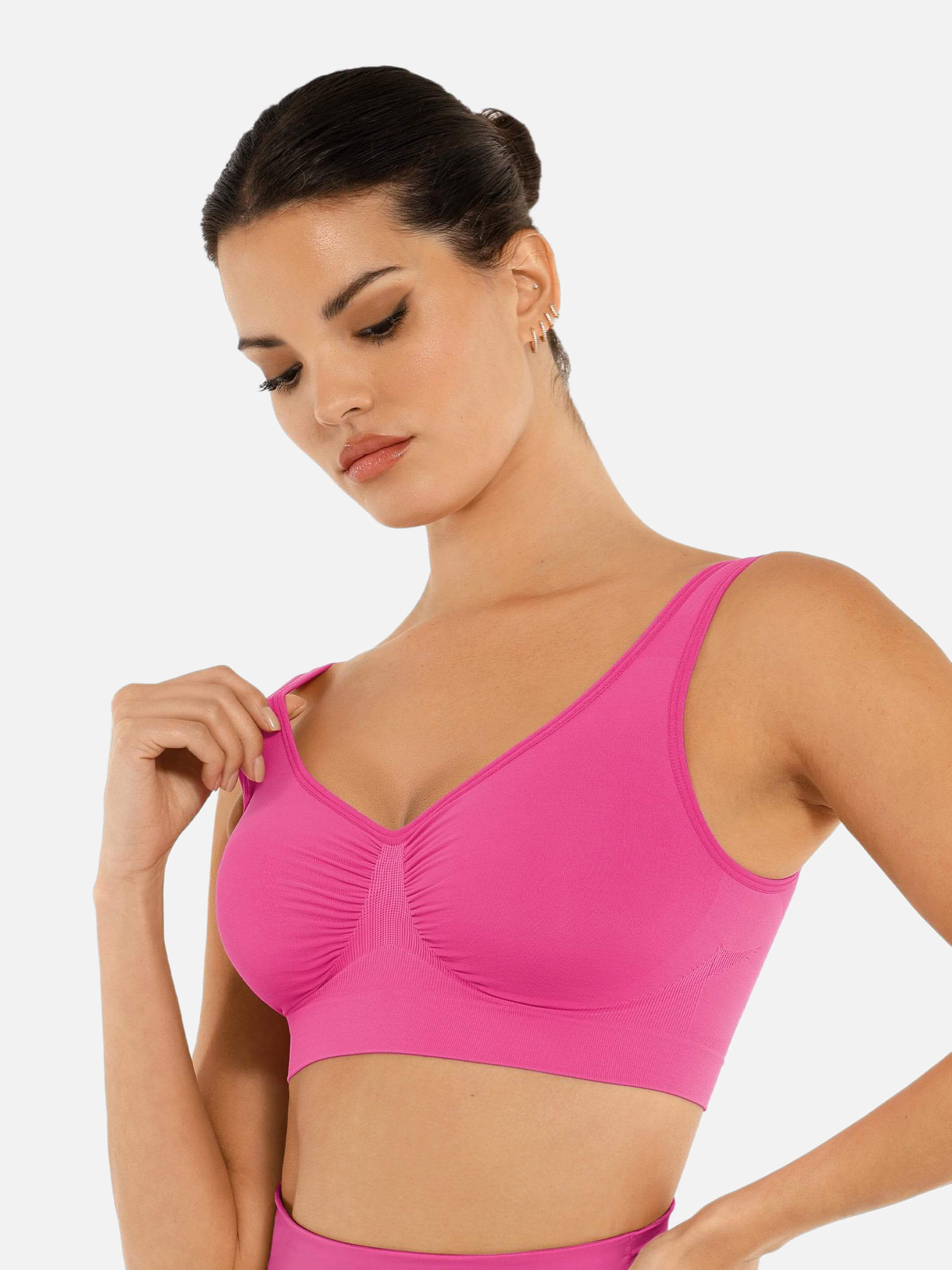 Shesways®No Underwire Wide Straps Everyday Bra